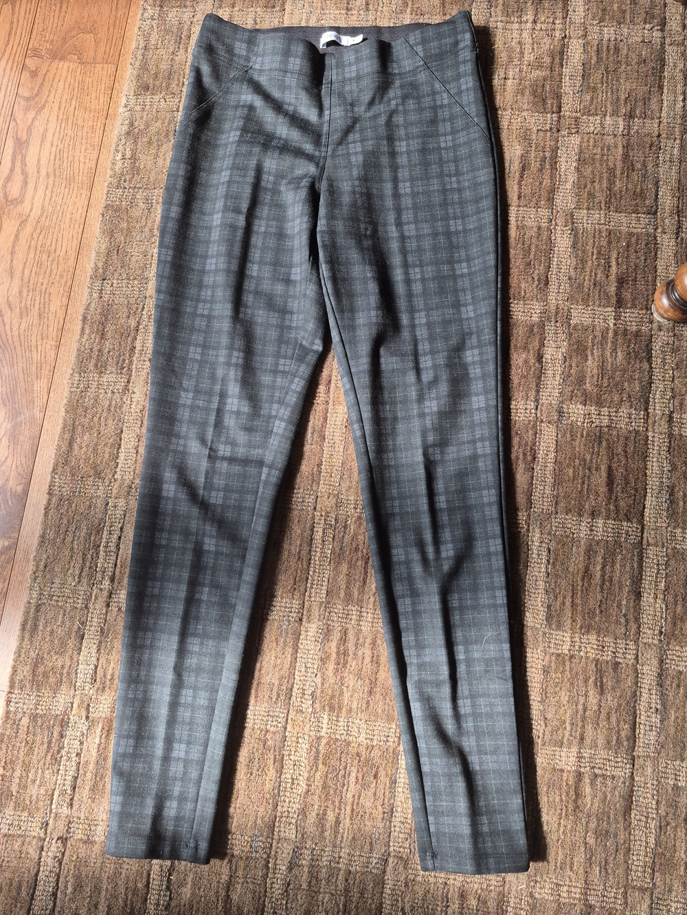 Ricki's Gray / Black Plaid Skinny Stretchy Dress Pants